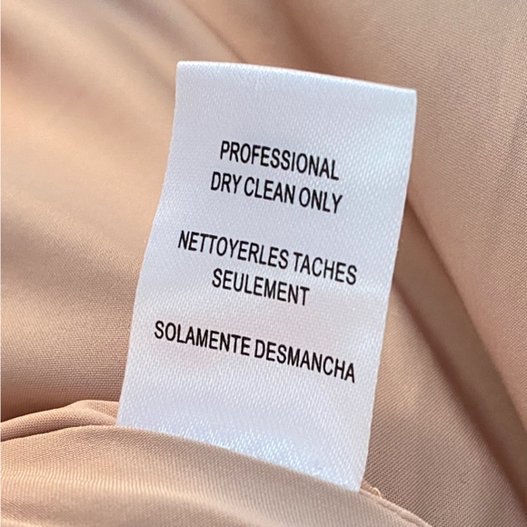 RICKIE FREEMAN TERI JON pink beading sequins feather flower tulle maxi dress - Picture 13 of 13